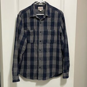 J. Crew Midweight Flannel Workshirt Large
